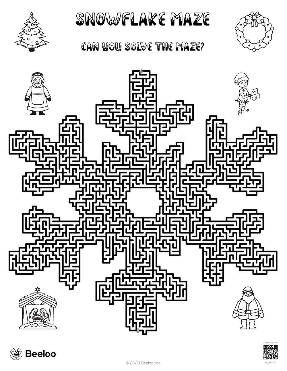 Snowflake Maze