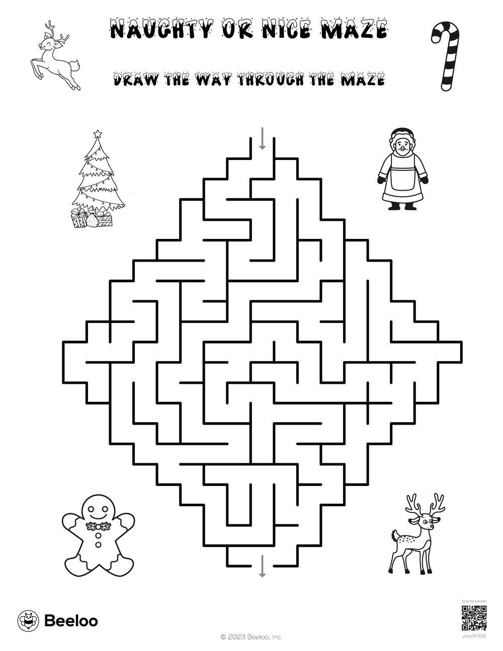 Naughty or Nice Maze