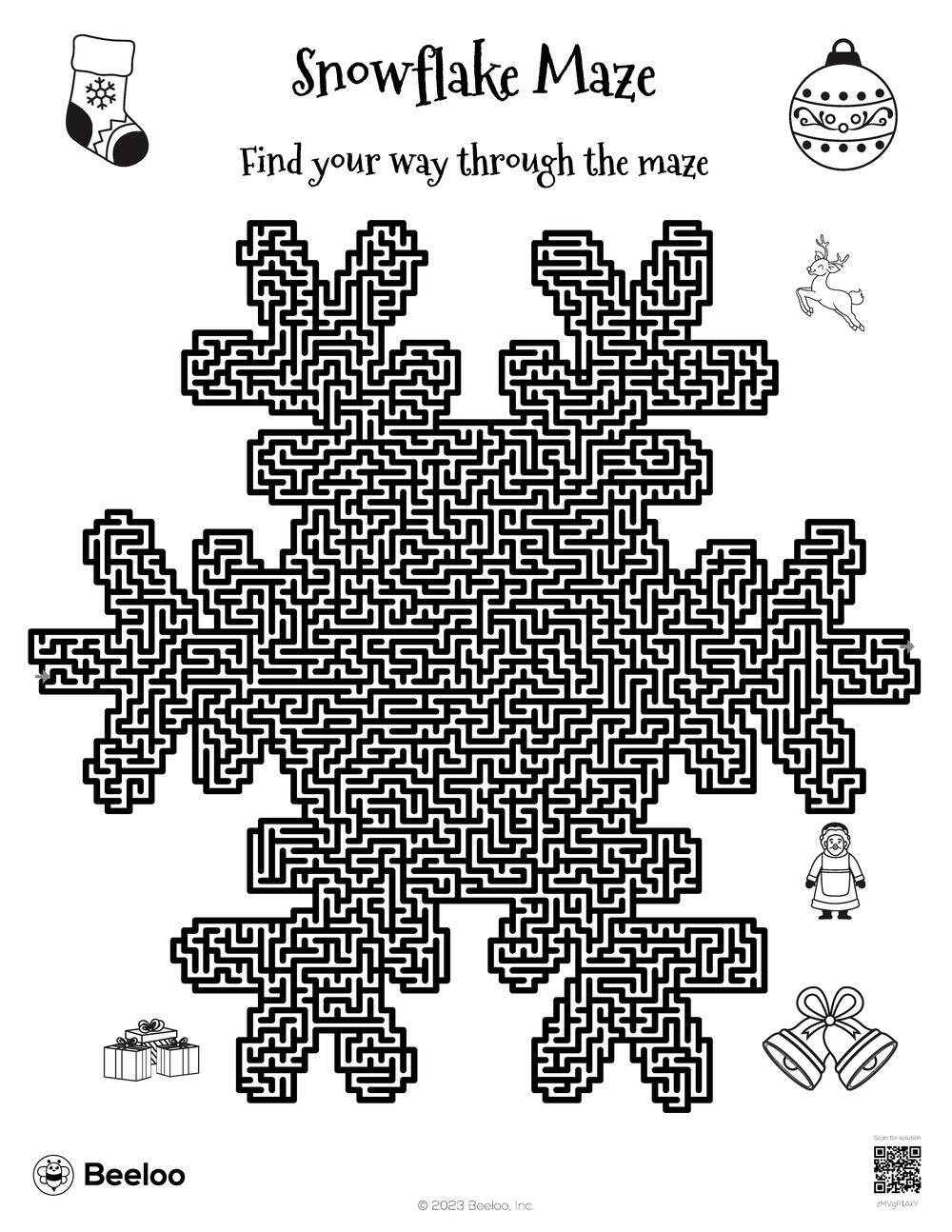 Snowflake Maze