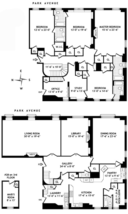 Floorplan for 770 Park Avenue