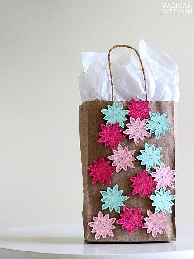 Simple DIY Decorated Gift Bag