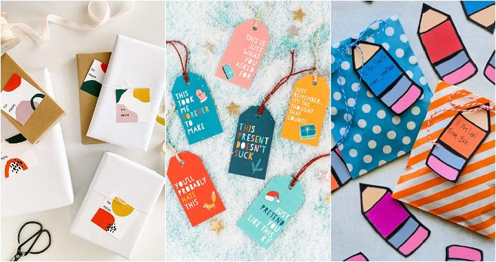 25 Free Printable Gift Tags With PDF Templates - Homemade DIY Gift Tags