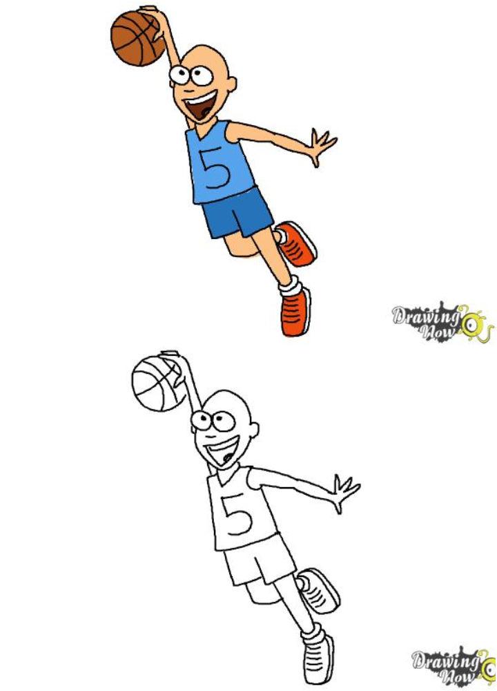 How to Draw a Basketball Player