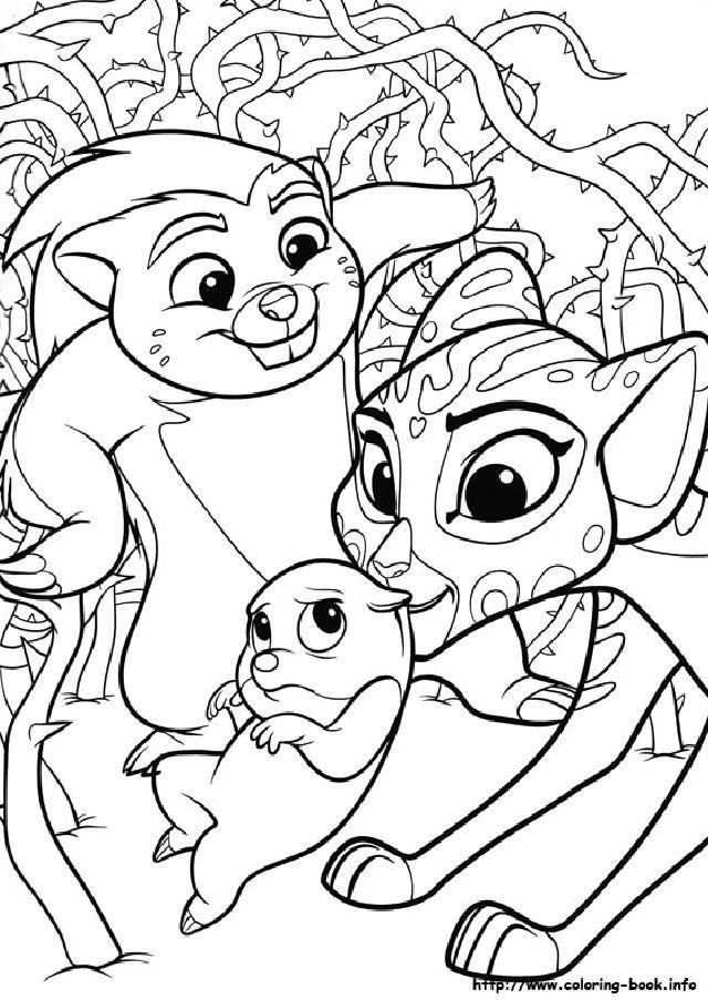 Lion Guard Coloring Pages PDF