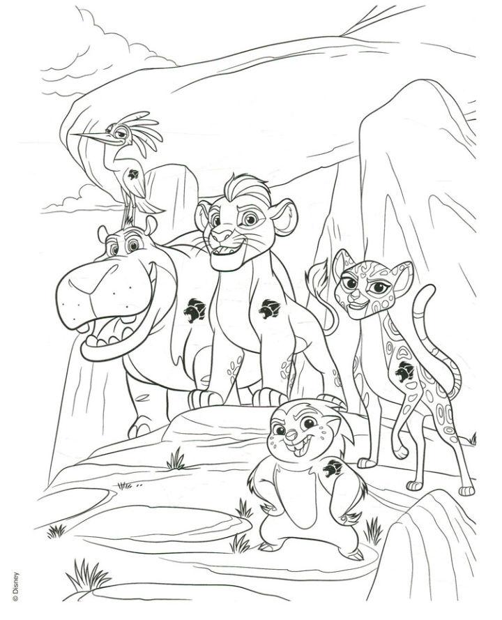 Lion Guard Printable Coloring Pages