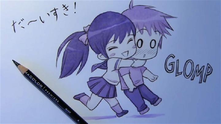 Anime Chibi Couple Drawing