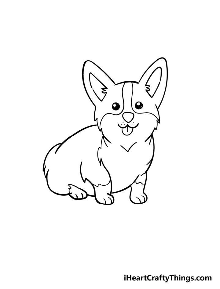 Chibi Corgi Drawing in Just 6 Easy Steps