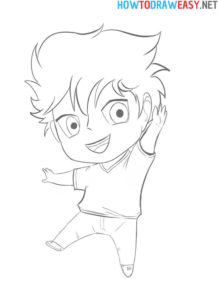 How to Draw a Chibi Boy