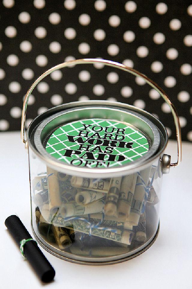 Money in a Jar PhD Graduation Gift