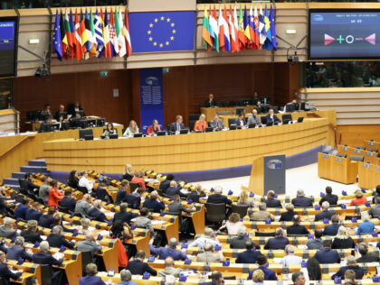 BRUSSELS, BELGIUM - JUNE 01: A view of the European Parliament Plenary Session on June 01,