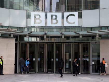 LONDON, ENGLAND - APRIL 28: A General view of BBC Broadcasting House on April 28, 2023 in