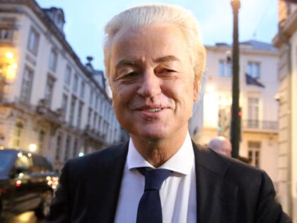 Dutch MP and President of the far-right Party for Freedom (PVV) Geert Wilders arrives to a