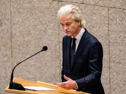 THE HAGUE, NETHERLANDS - JANUARY 19: PVV leader Geert Wilders seen during the plenary deba