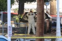 Officials: Suspect in Vegas Tesla Blast Shot Himself in Head Before Explosion