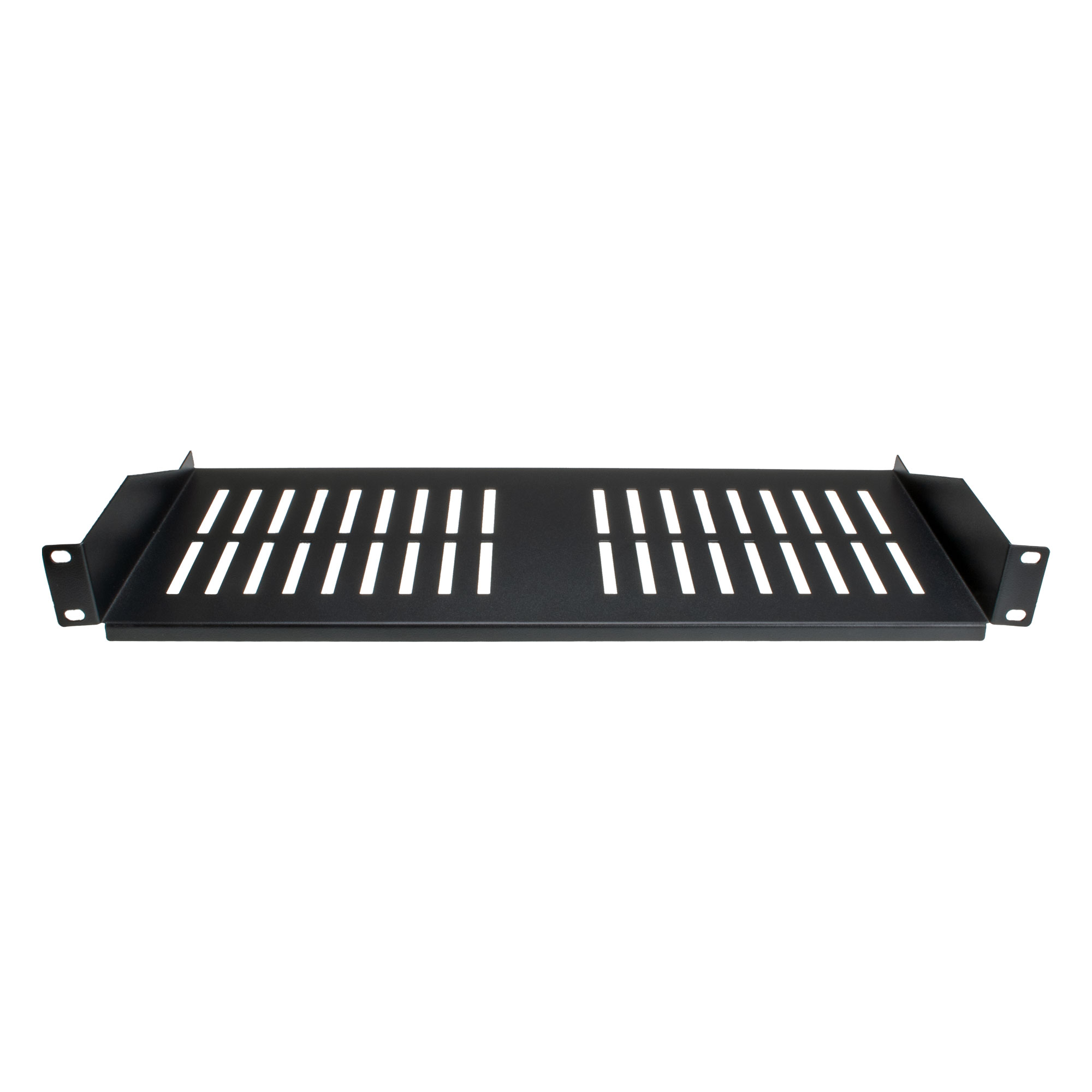 Cantilever Shelf 300mm Black 1u | Cablenet