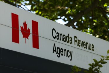 Canada Revenue Agency signage.