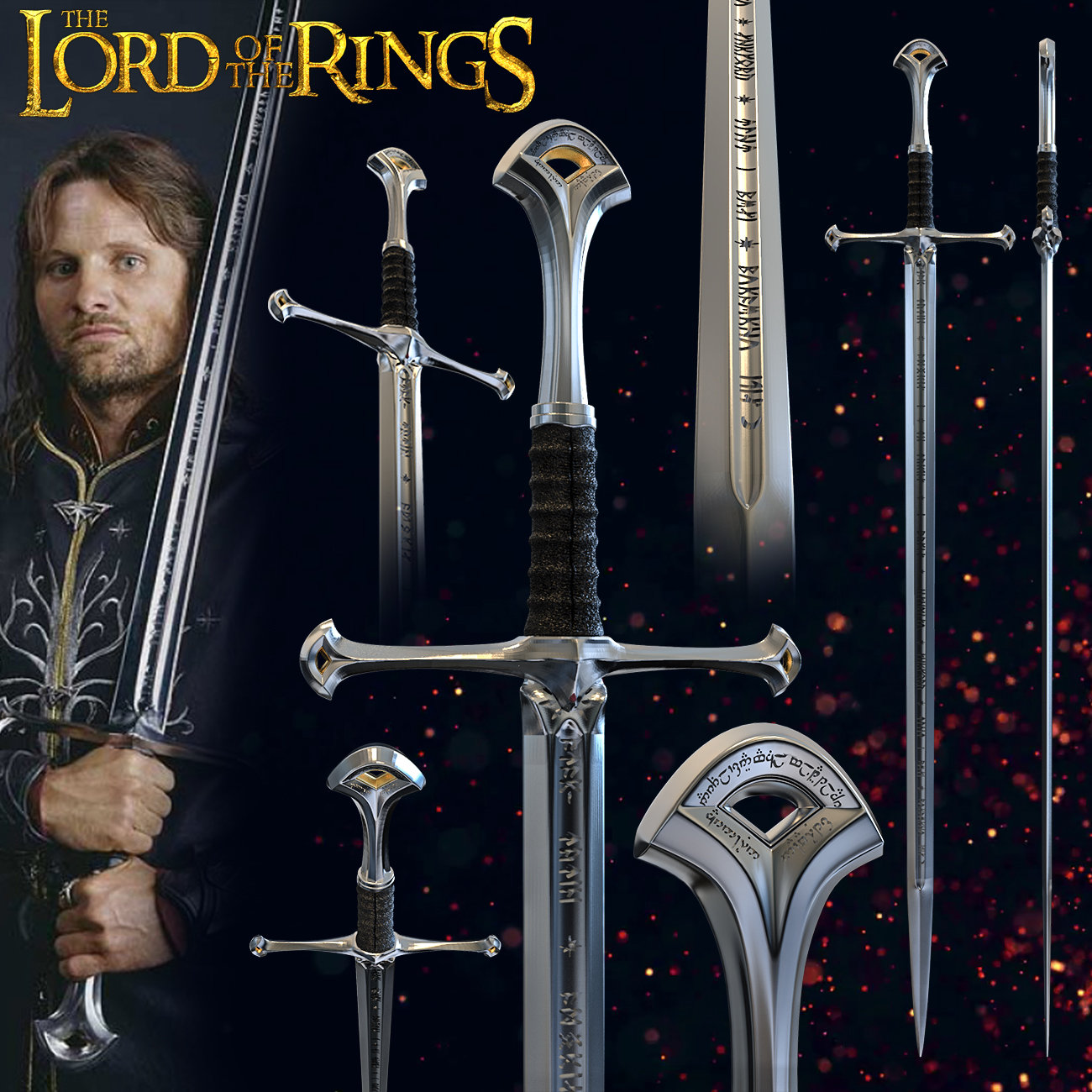 Anduril Sword - Lord of the Rings