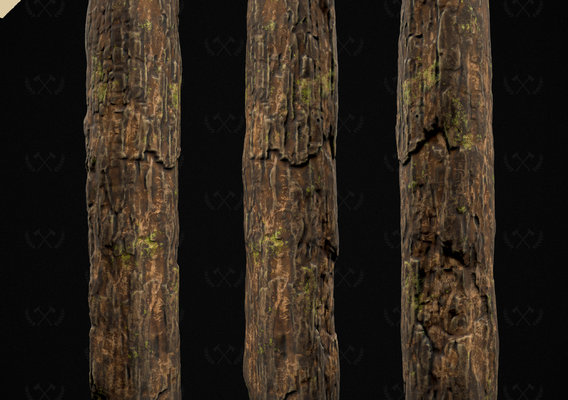 Tree Bark for Diorama and Miniature - 3D Printable