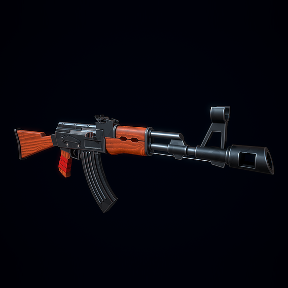 Stylized AK-47