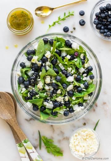 Spinach Blueberry Salad