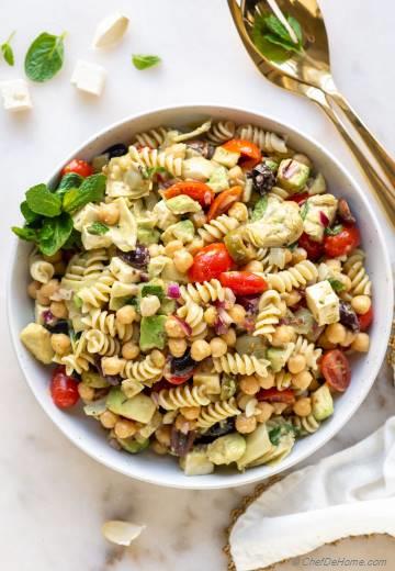 Chickpea Pasta Salad