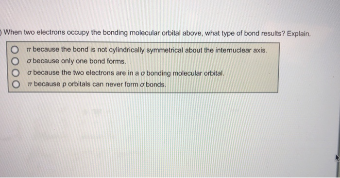 Solved Consider two 2p orbitals, one on each of two | Chegg.com