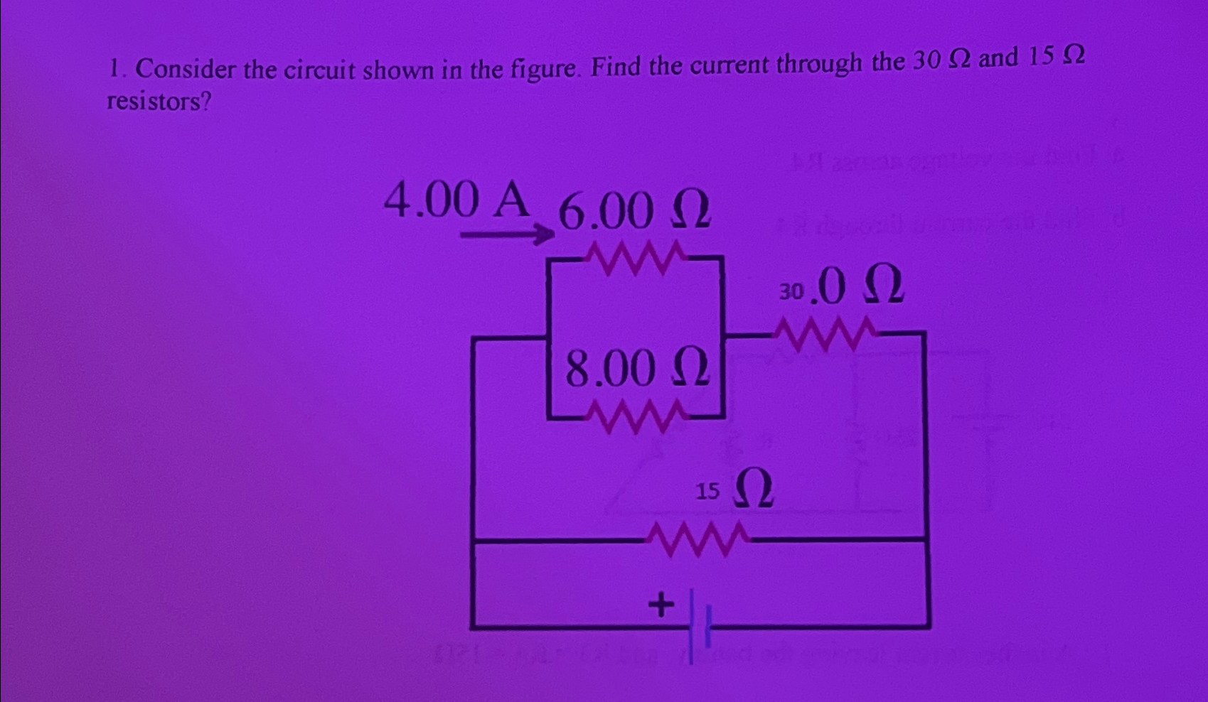 Solved Consider the circuit shown in the figure. Find the | Chegg.com