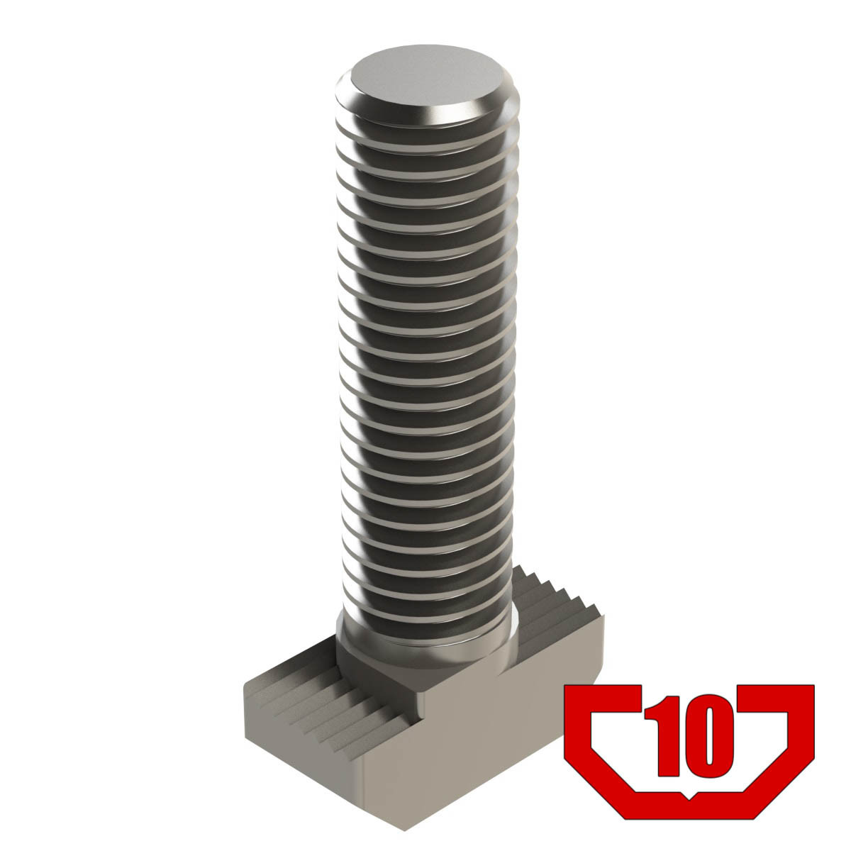 100x T-Bolt - 10mm Slot - M8 x 30mm Thread