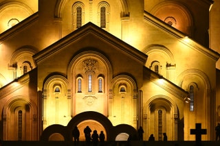 Tbilisi Georgia at Christmas