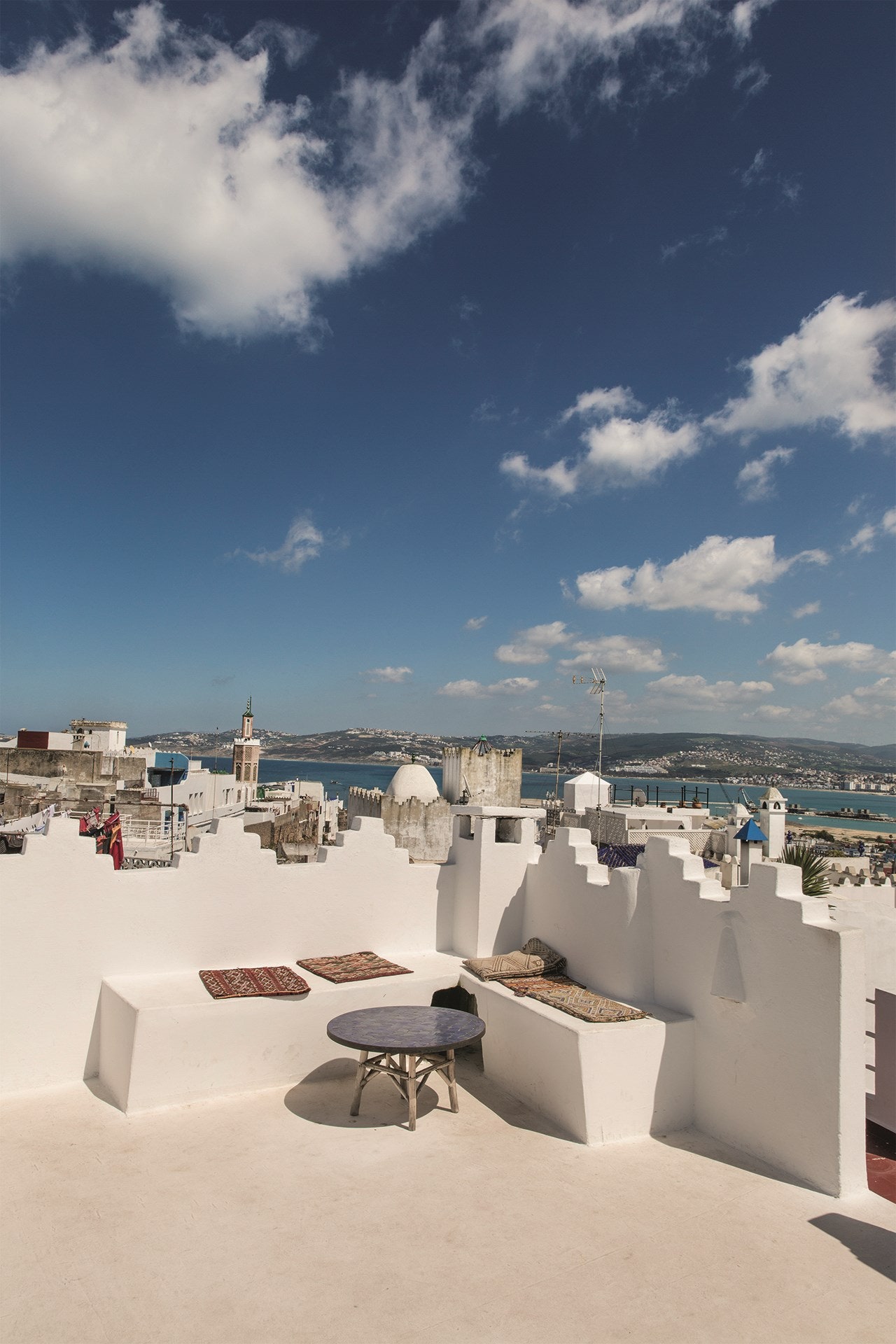 The rooftop at Dar Nour riad