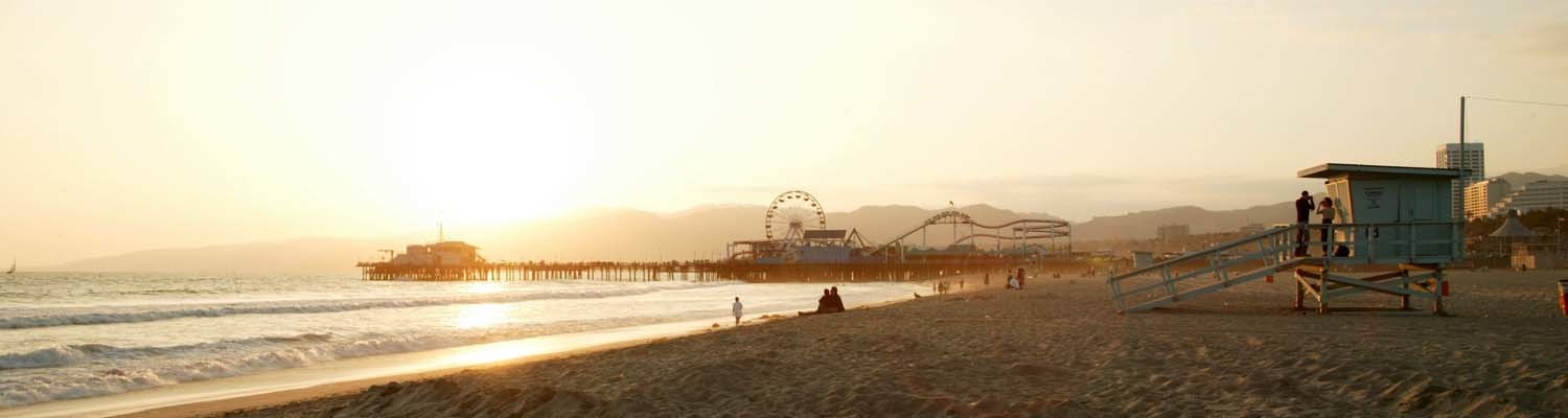 Evening Mood in Santa Monica, Los Angeles