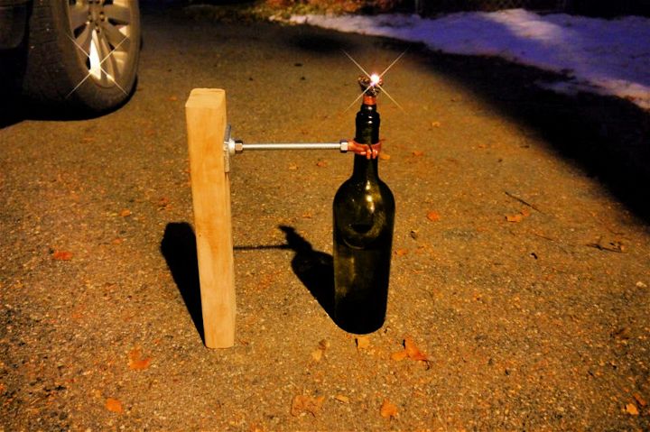 Wine Bottle Tiki Torch Plan