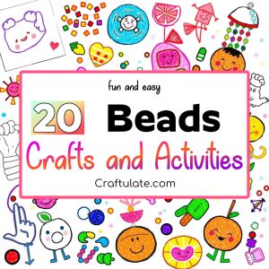 bead crafts for kids and easy bead art ideas