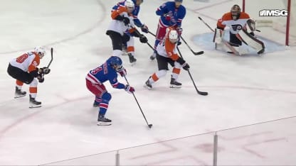 PHI@NYR: Schneider scores goal against Samuel Ersson