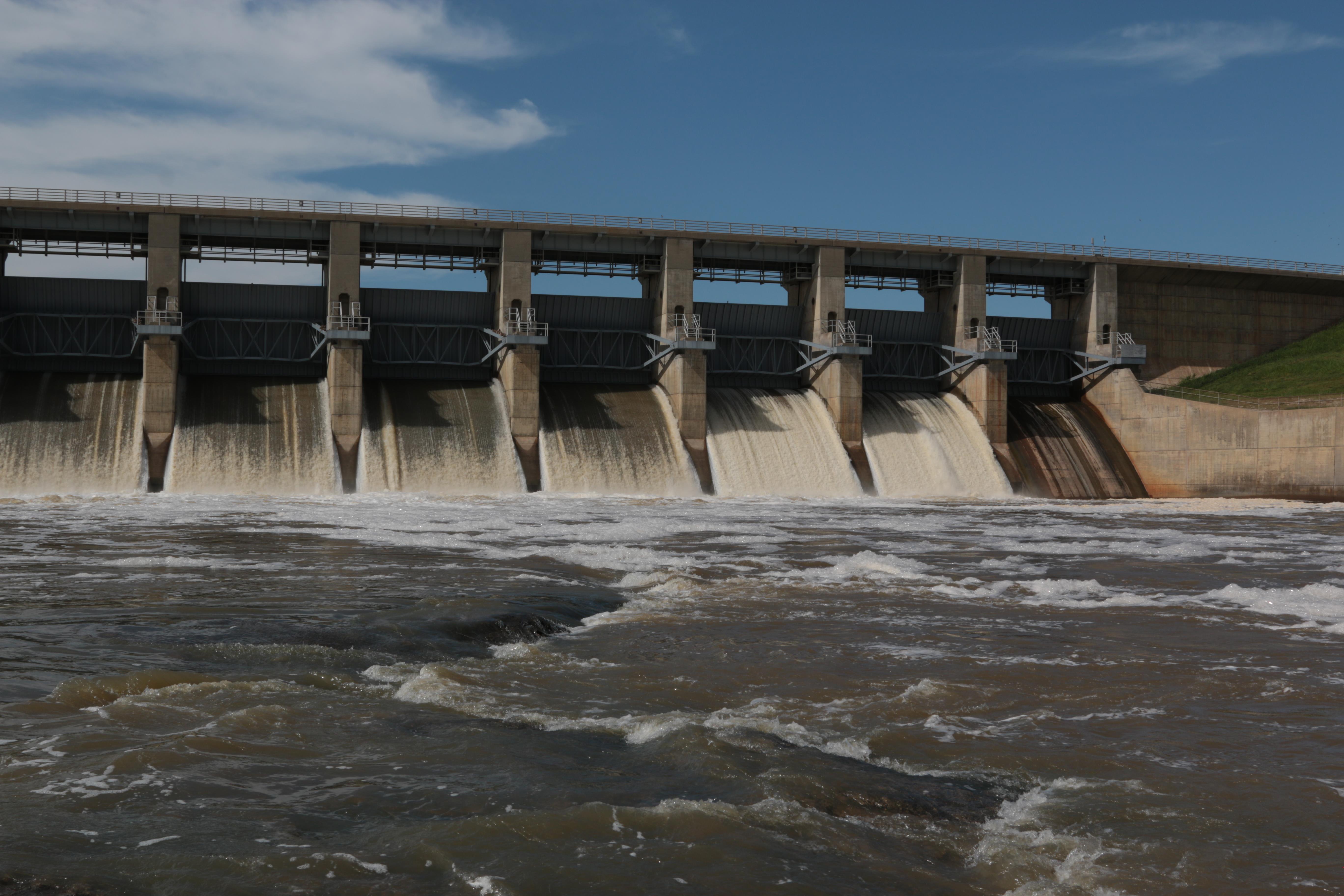 Toronto Dam Releasing During The Summer Of 2015