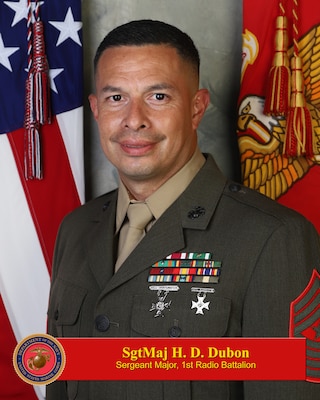 Portrait of Sgt. Maj. Hugo D. Dubon