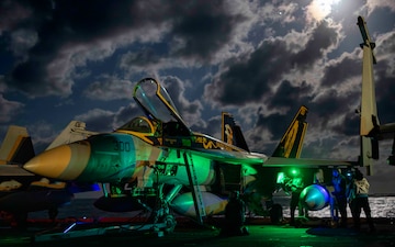 VFA-192 prepares for flight operations aboard USS Carl Vinson (CVN 70).