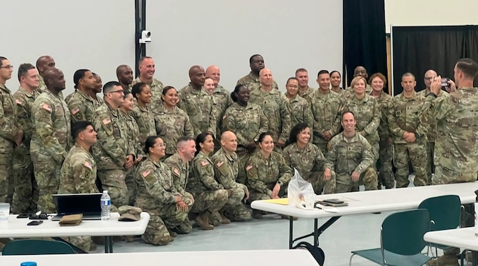 Army Reserve CSM Betty touts Global Medic Exercise at AR-MEDCOM visit