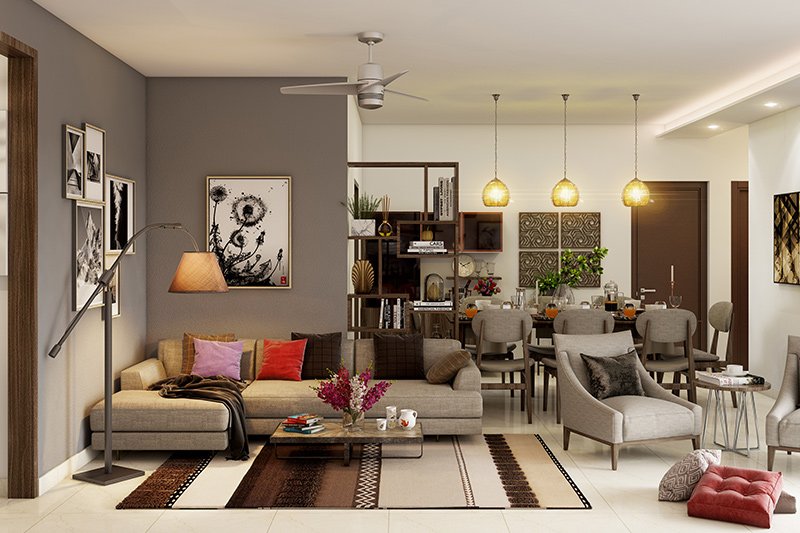 Living Room And Dining Room Design Ideas | Designcafe