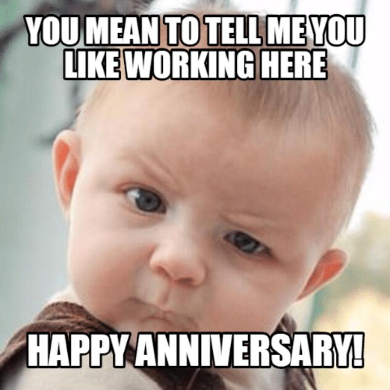 Office Work Anniversary Meme