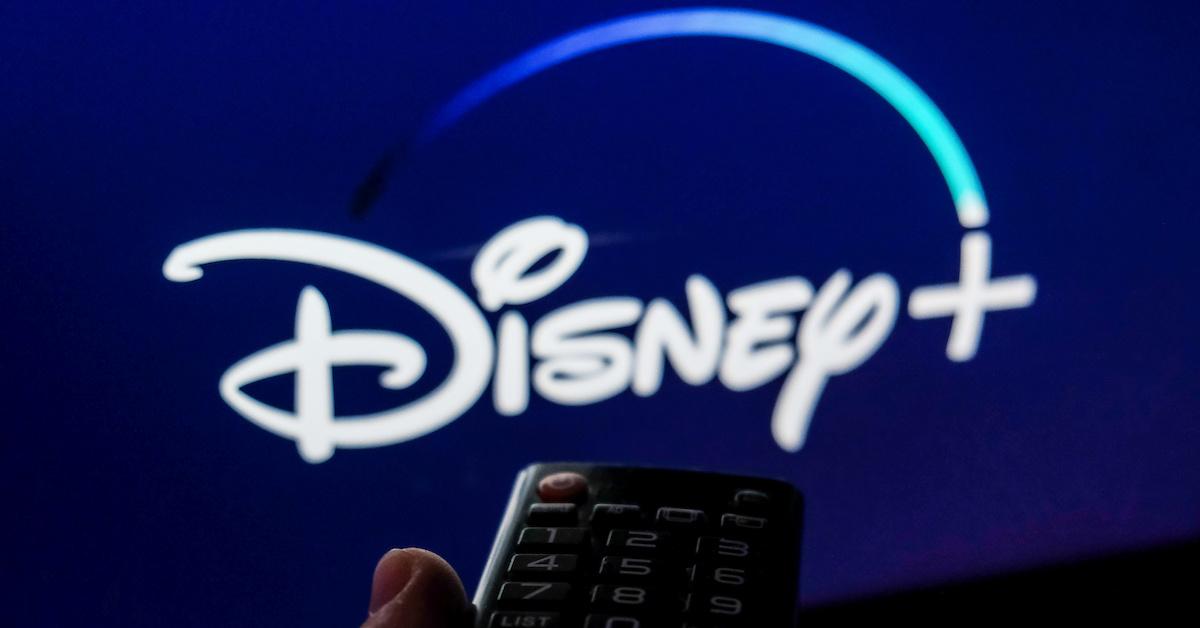 Disney+ streaming service in dark blue