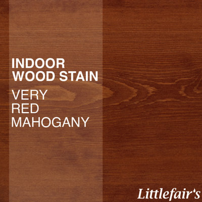 Littlefair's - Indoor Wood Stain - Very Red Mahogany - 2.5 LTR