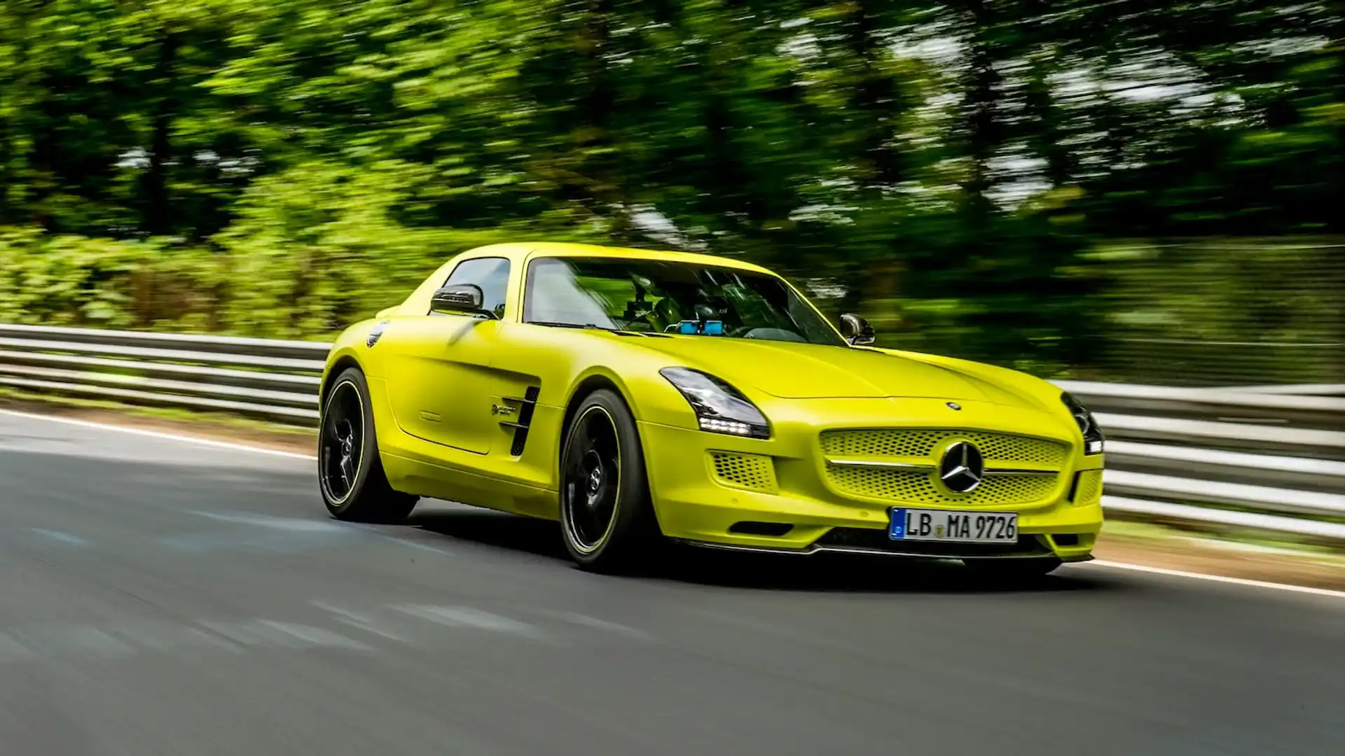 Mercedes-Benz SLS AMG Electric Drive breaks Nurburgring EV record