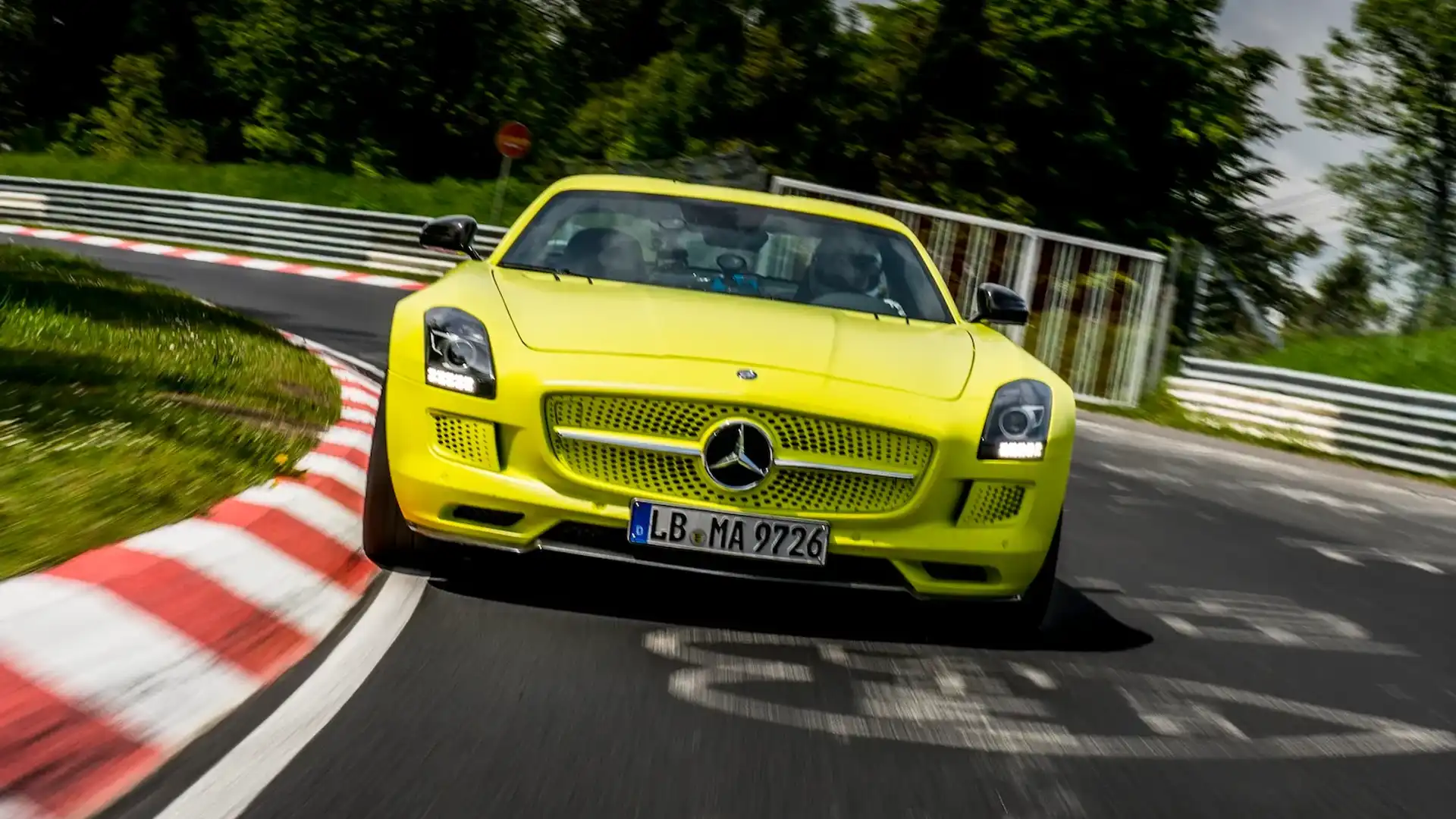 Mercedes-Benz SLS AMG Electric Drive breaks Nurburgring EV record