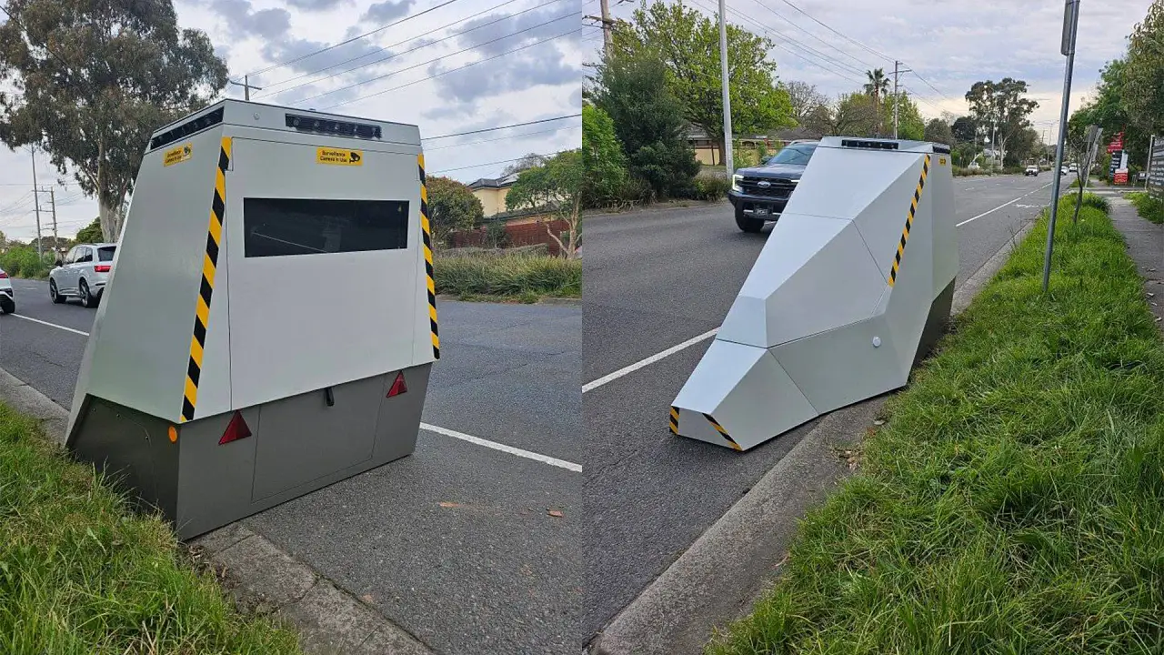 ‘Everyone was swerving’: Bizarre speed camera in Melbourne confuses social media