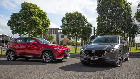 2021 Mazda CX-3 v CX-30 comparison review