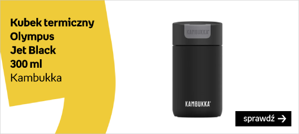 Kubek termiczny Olympus Jet Black 300 ml Kambukka