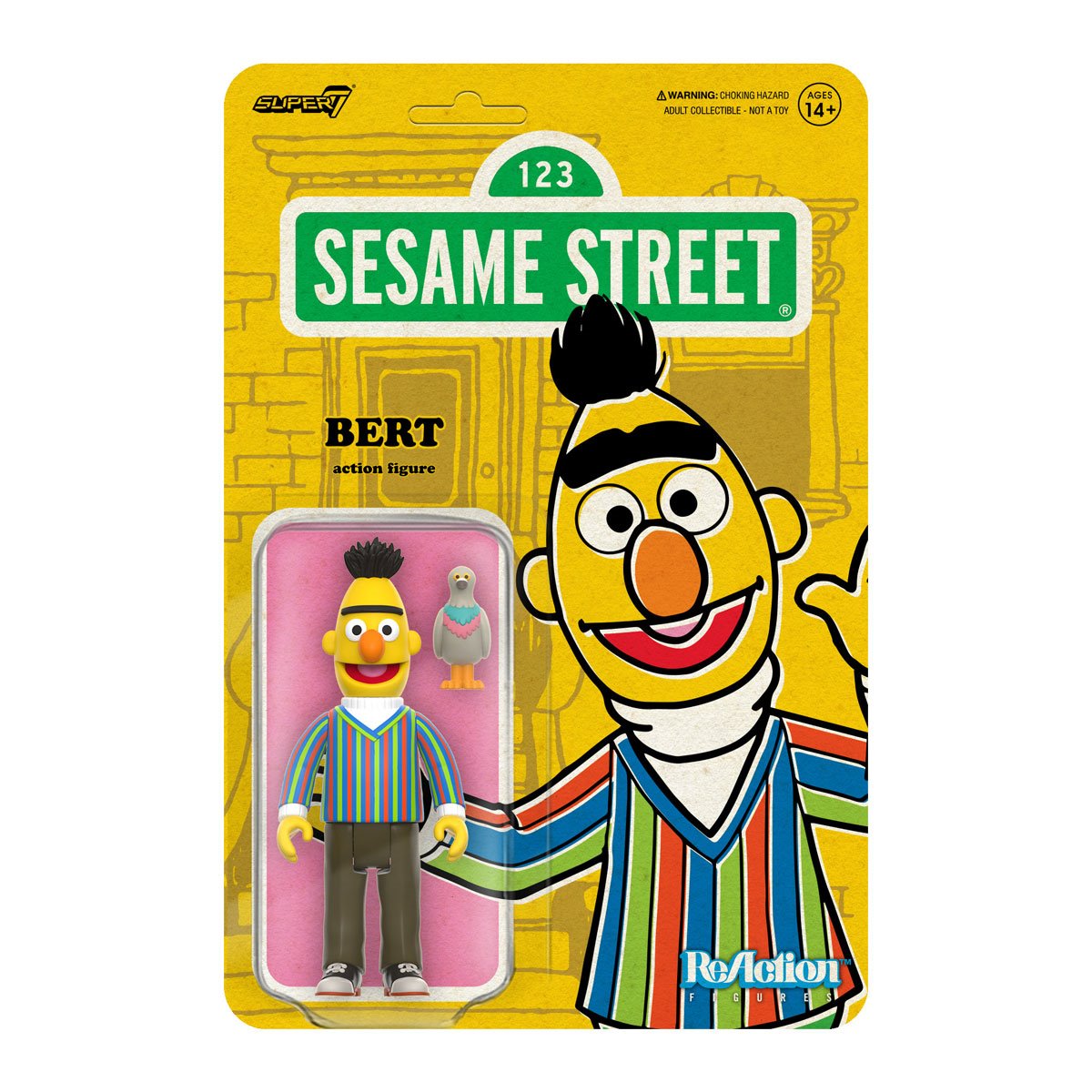 Sesame Street 3 3/4-Inch ReAction Figures Wave 1 Case of 4