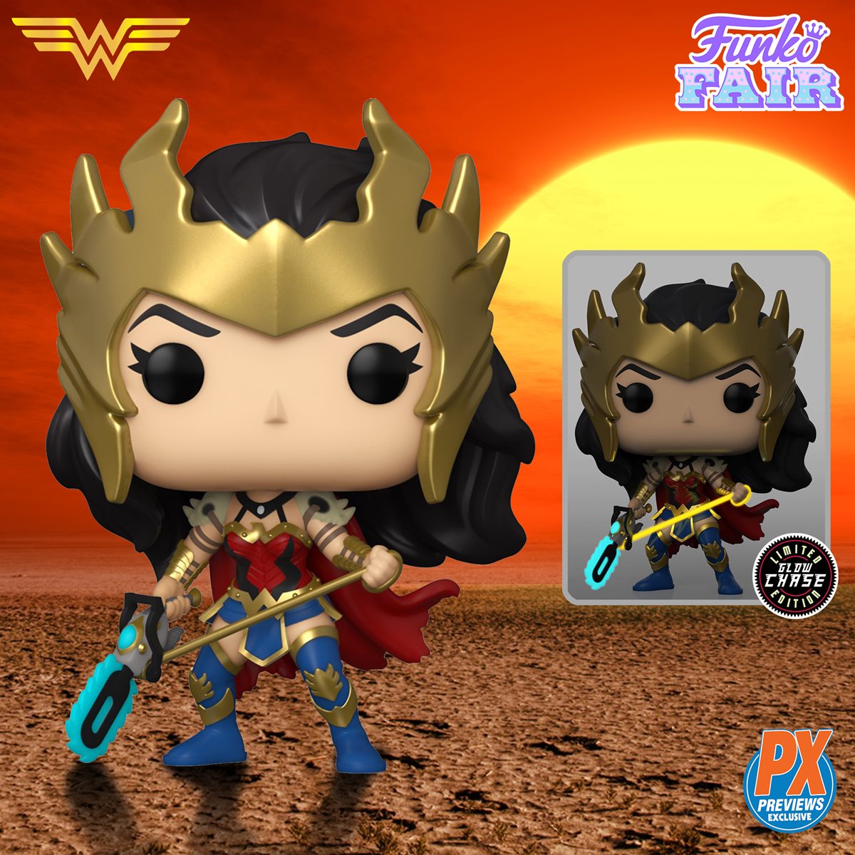 DC Death Metal Wonder Woman Funko Pop! Vinyl Figure #385 - PX