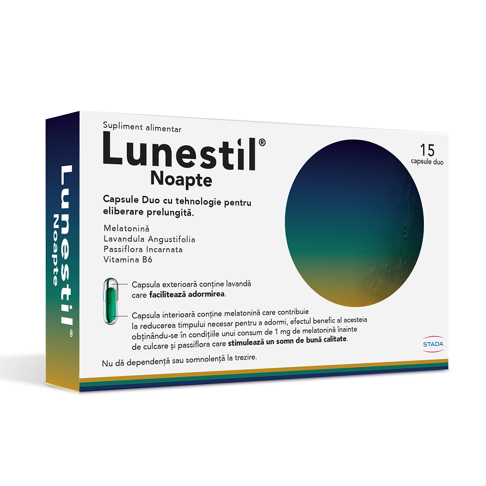 Lunestil Noapte, 15 capsule duo, Stada